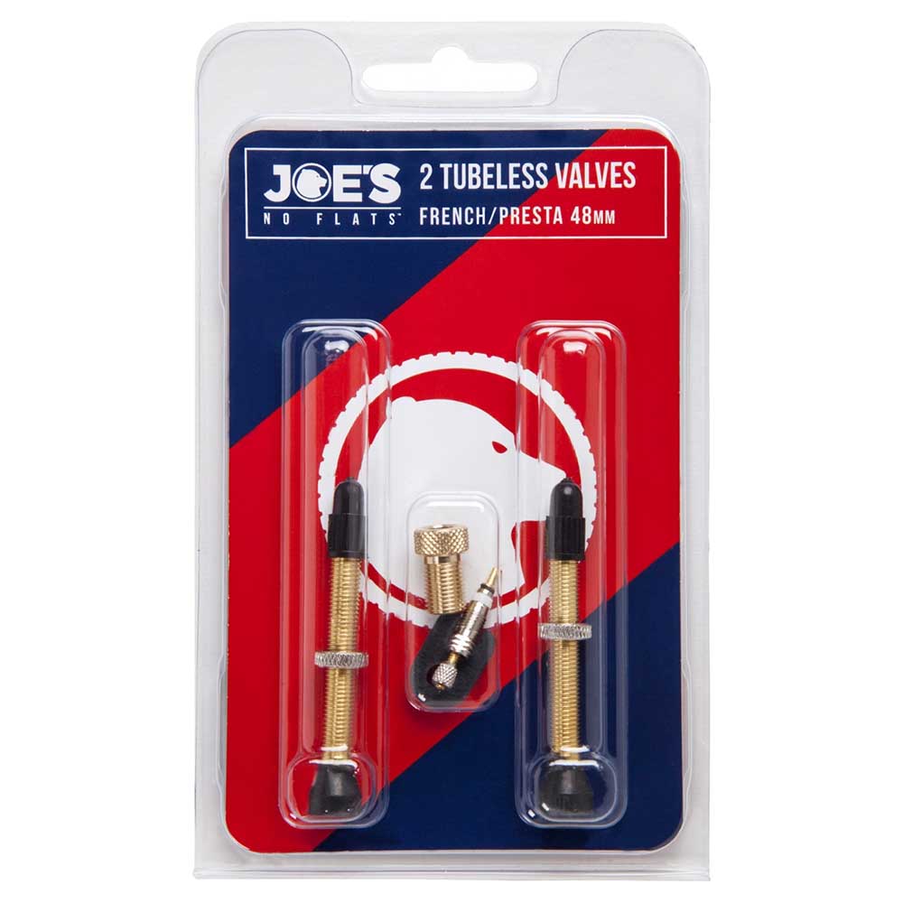 Joe S 2 Tubeless Frech Presta Valves Negro 48 mm