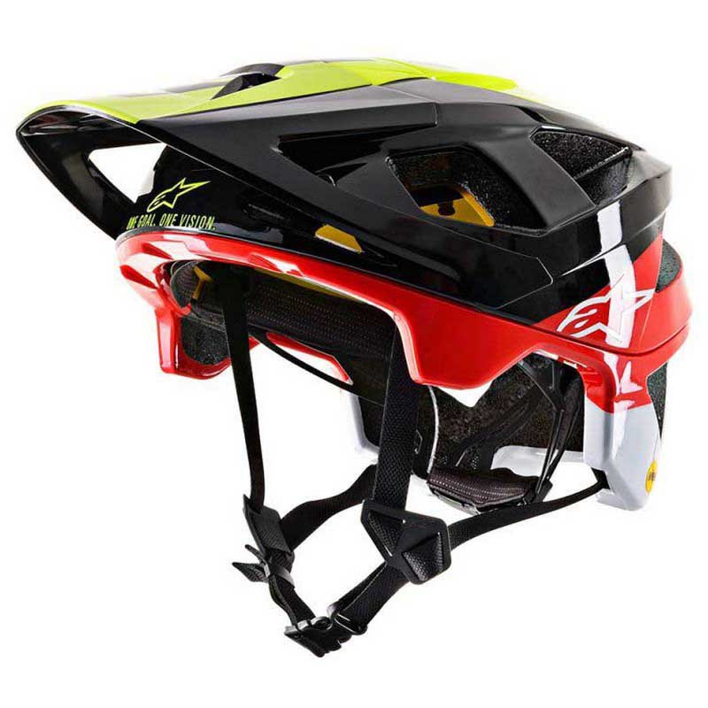 Alpinestars Bicycle Vector Tech Pilot Mtb Helmet Amarillo,Rojo,Negro L