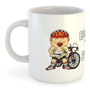 Kruskis Born To Ride Mug 325ml Blanco