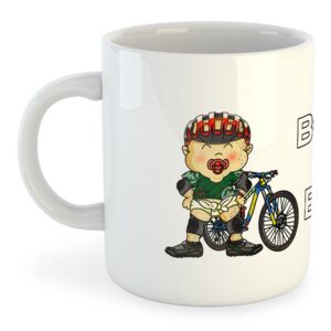 Kruskis Born To Bmx Mug 325ml Blanco