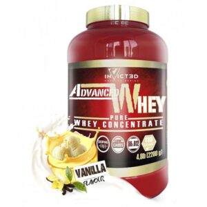 Nutrisport Invicted Advanced Whey 2.2kg Vanilla Rojo
