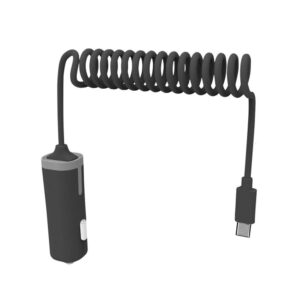Muvit Car Charger Type C 3a 1.2m Negro