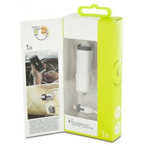 Muvit Car Charger Lightning Mfi 1a 1.8 M Blanco