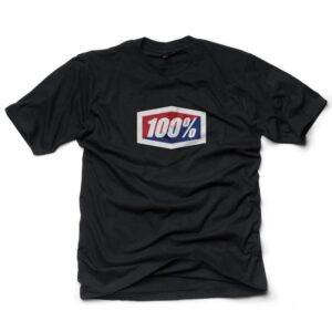 100percent Official Short Sleeve T-shirt Negro L Hombre