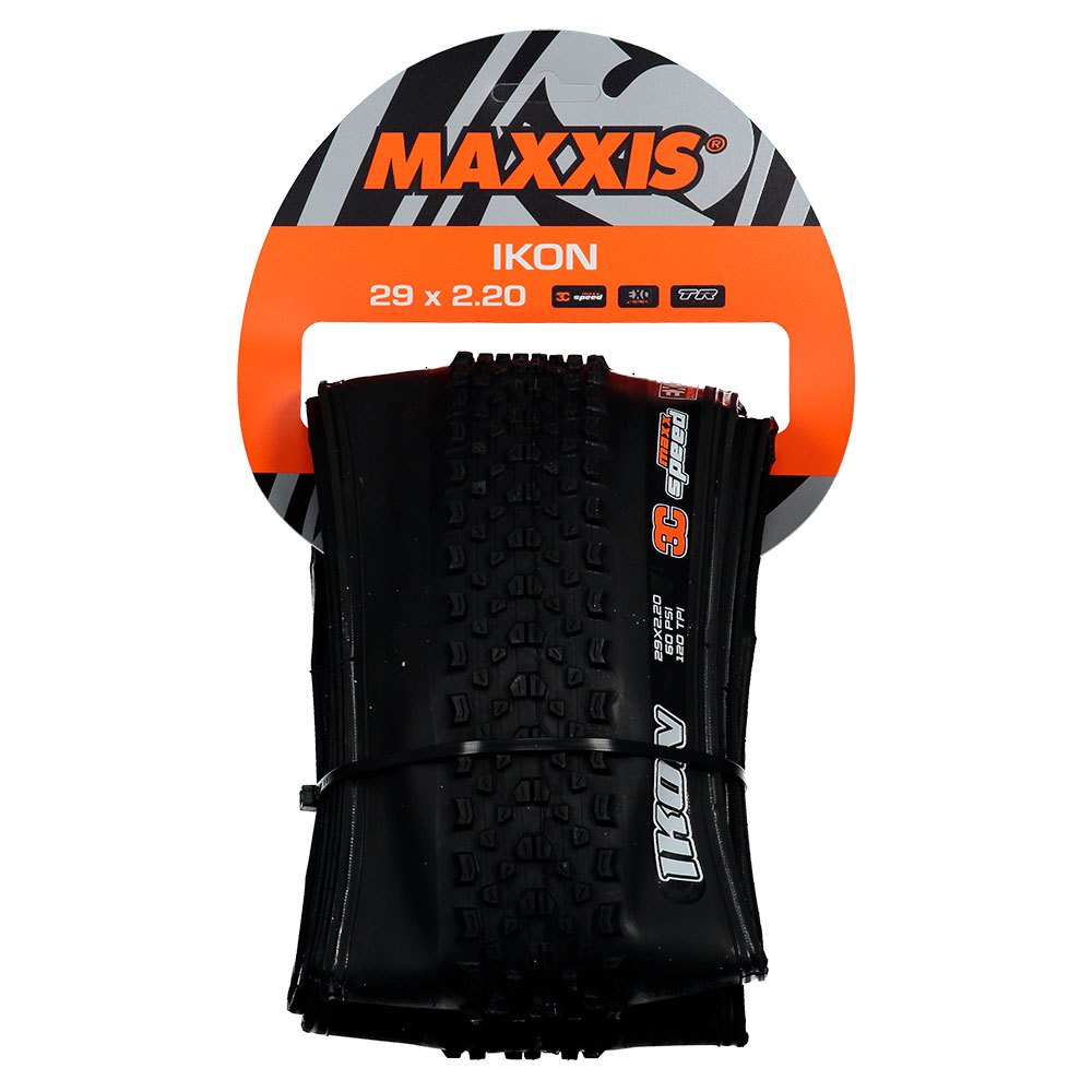 Maxxis Ikon 3cs/exo/tr 120 Tpi Tubeless 29´´ X 2.20 Mtb Tyre Negro 29´´ x 2.20