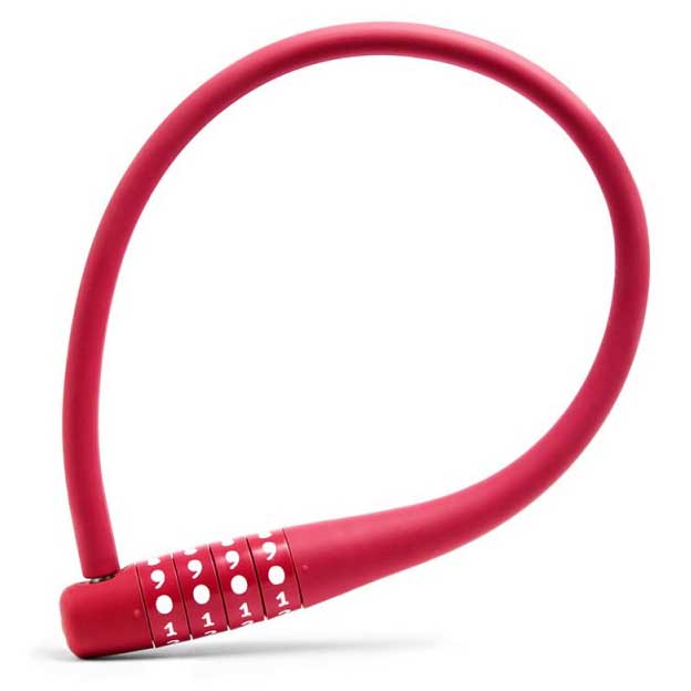 Knog Party Combo Cable Lock Rojo