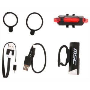 Msc Led 120 Light Set Rojo,Negro 120 Lumens