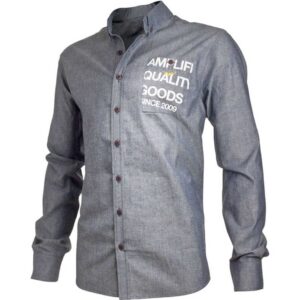 Amplifi Quality Goods Since 2009 Long Sleeve Shirt Gris XL Hombre
