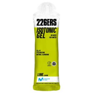 226ers Isotonic 68g 24 Units Lime Energy Gels Box Amarillo