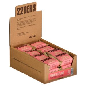 226ers Vegan Oat 50g 24 Units Strawberry & Cashew Vegan Bars Box Rosa