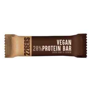 226ers Vegan Protein 40g 30 Units Cocoa Nibs & Cashew Protein Bars Box Marrón