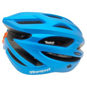 9transport Helmet With Rear Light Azul