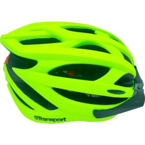 9transport Helmet With Rear Light Amarillo