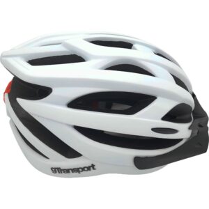 9transport Helmet With Rear Light Blanco