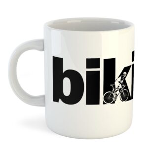 Kruskis Word Biking Mug 325ml Blanco