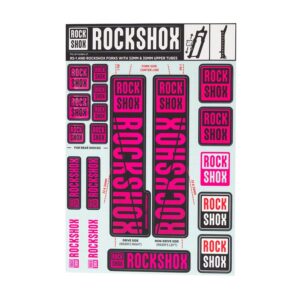 Rockshox Stickers Kit Rosa