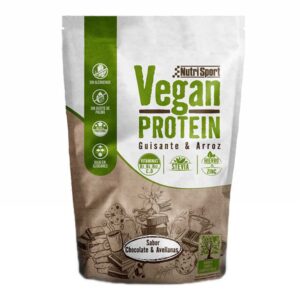 Nutrisport 468g 1 Unit Chocolate Hazelnut Vegan Protein Blanco