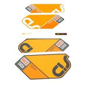 Rockshox Sid Team Stickers Kit Naranja