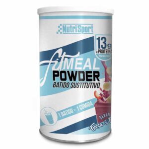 Nutrisport Fit Meal 330gr Strawberry&banana Blanco,Azul