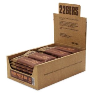 226ers Vegan Protein 40g 30 Units Chocolate And Orange Energy Bars Box Marrón