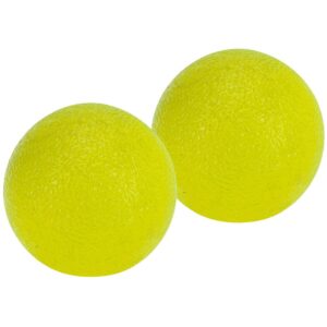 Pure2improve Jelly Grip Ball Light 2 Units Amarillo 4.5 cm