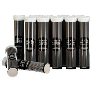 Santa Madre 110g Orange Effervescent Electrolyte Tablets Box 12 Units Dorado