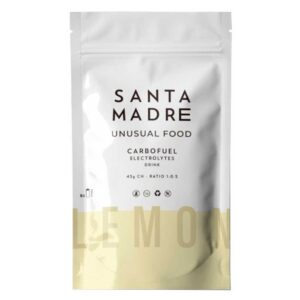 Santa Madre Carbofuel 45cho Single Dose 52g Lemon Energetic Powder Transparente