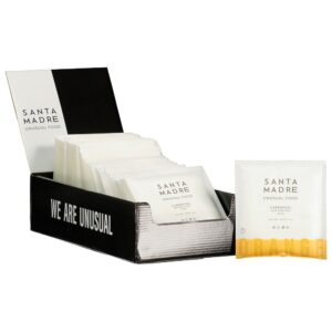 Santa Madre Carbofuel 45cho Single Dose 52g Orange Energetic Powder Box 30 Units Transparente