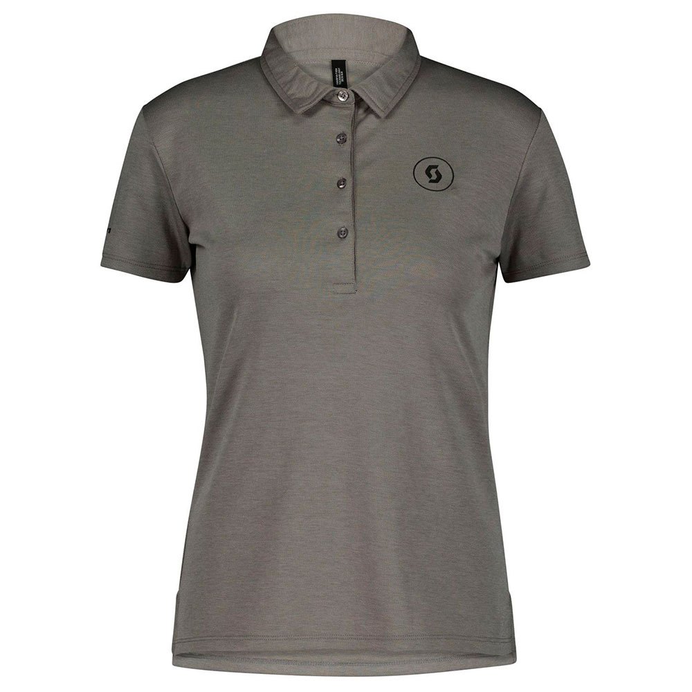 Scott 10 Casual Short Sleeve Polo Gris XS Mujer