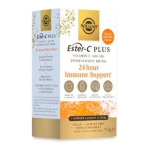 Solgar Ester-c Plus Effervescent 1000mg Orange 7 Monodoses Blanco