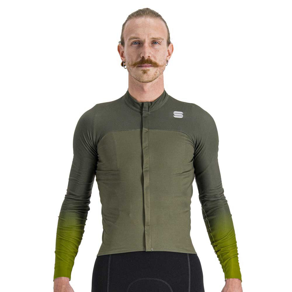 Sportful Bodyfit Pro Long Sleeve Jersey Verde L Hombre