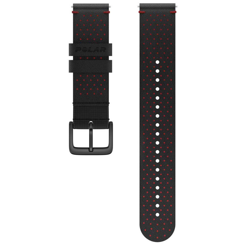 Polar Leather 20 Mm Strap Negro M-XL