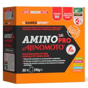 Named Sport Aminopro Mp9 Amino Acids Sachets Box 18 Units Naranja