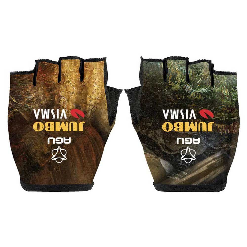 Agu Team Jumbo-visma Replica Tdf 2022 Short Gloves Marrón 2XL Hombre