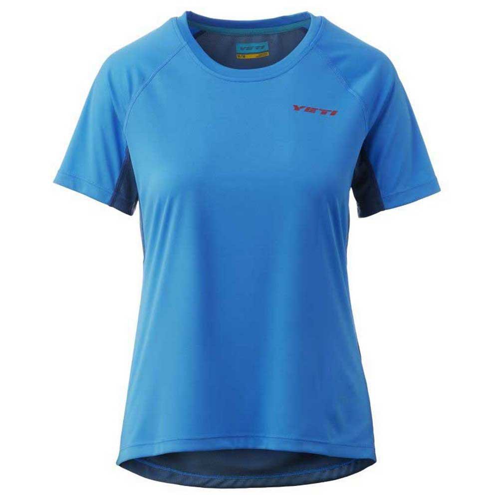 Yeti Cycle Vista Short Sleeve Enduro Jersey Azul S Mujer