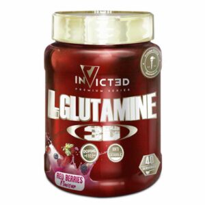 Nutrisport Glutamine 3d 400 G Red Berries Powder Rojo