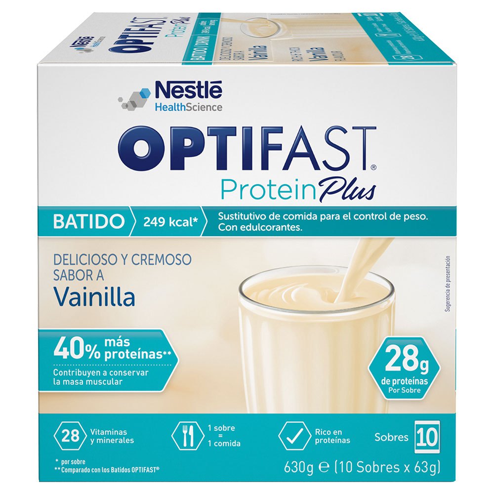 Optifast Proteinplus 10x63 Gr Shakes Weight Management Products Vanilla Transparente